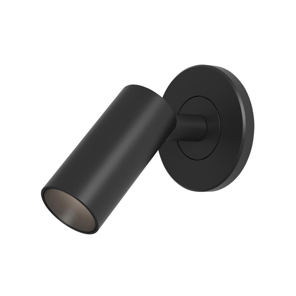 Micro Recess Unswitched Matt Black Reading Light Astro