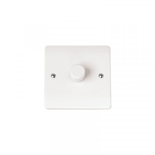 LED Dimmer Switches Click Mode White PVC | Downlights.co.uk