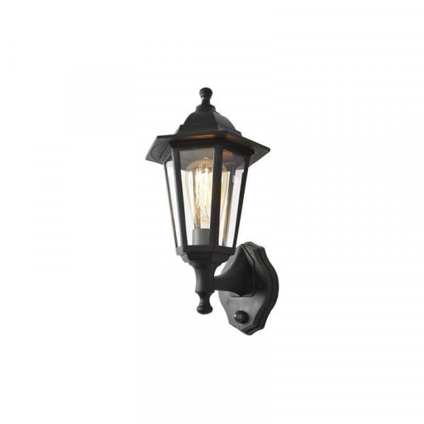Forum Lighting CZ-25150-BLK Polycarbonate Up/Down 6 Panel with PIR