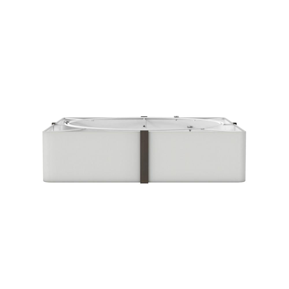 Elba Square 500 White Lamp Shade Astro