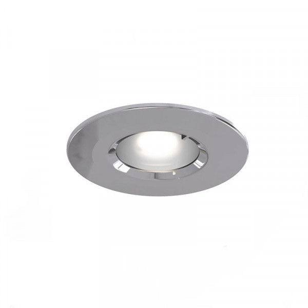 Ansell Edge Fire Rated GU10 downlight Chrome IP65