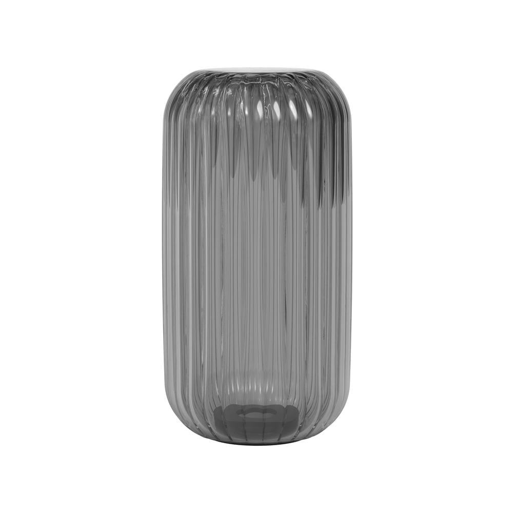 Tacoma Reed Ribbed Glass Smoke Lamp Shade Astro
