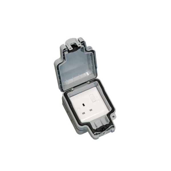 Hamilton Elemento 1G 13A Switched Power Socket Outlet