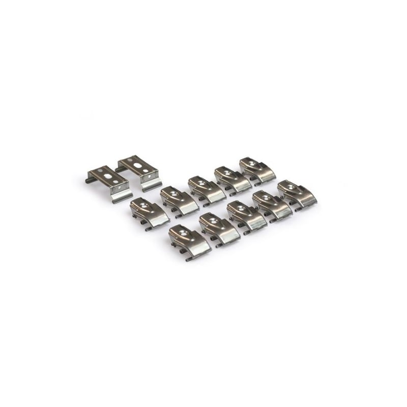 Short Brackets Fixing 2 Kit for Caiman 4FT Single LED Fitting Collingwood Lighting