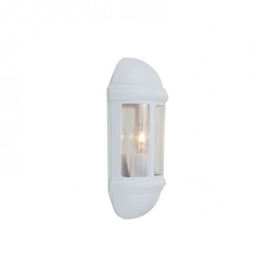 Ansell Latina Polycarbonate Photocell Half-Lantern White ALHL/PC/WH
