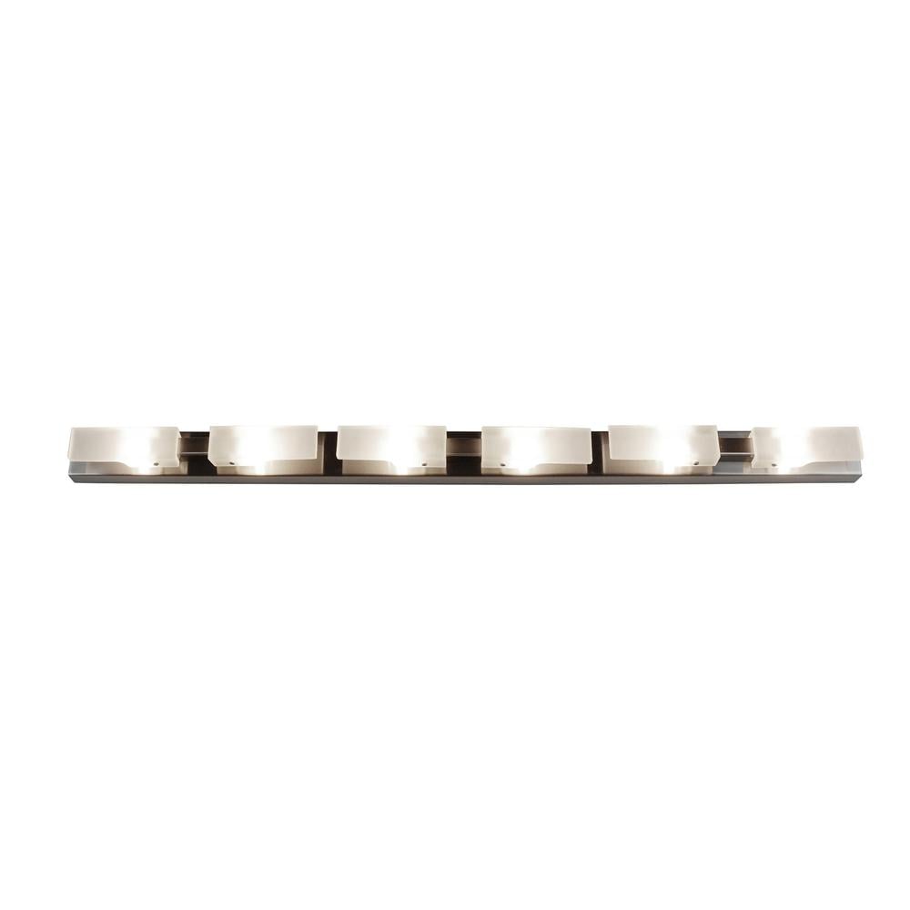 (0037 008) Arco Linear Ceiling 6 Light G9 Satin Nickel Mantra