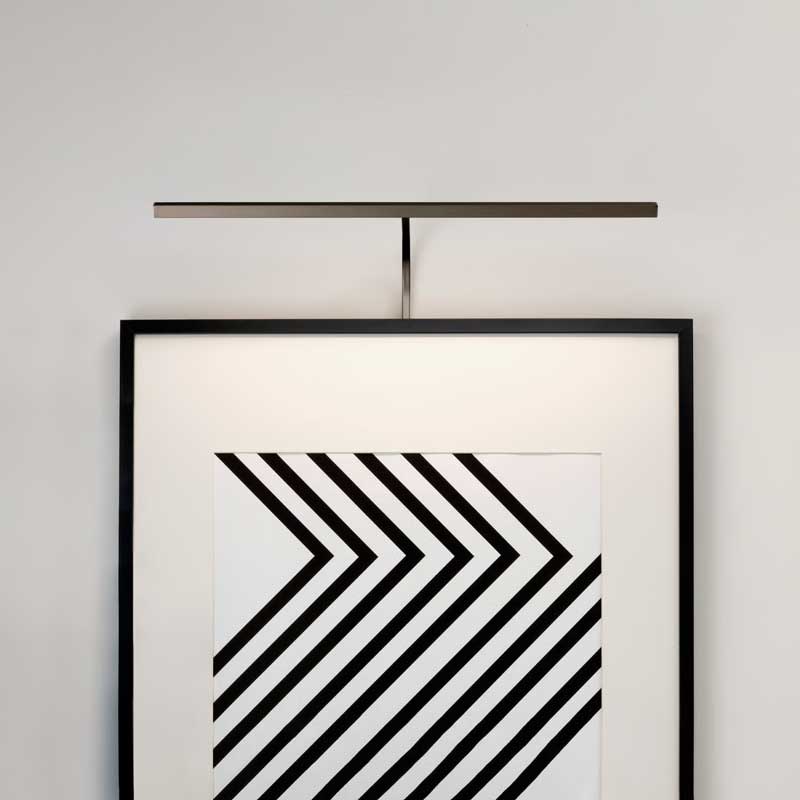 Mondrian 600 Frame Mounted LED Bronze Picture Light Astro