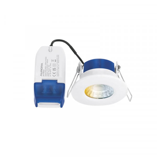Aurora R6 Fixed 6W Colour Switchable Fire Rated LED Downlights