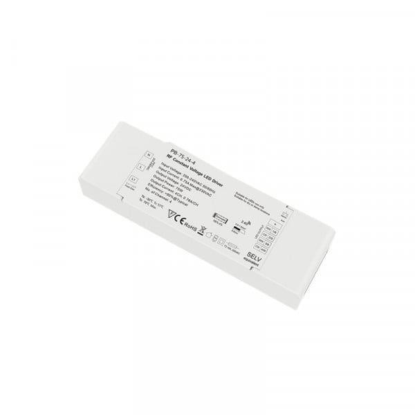 Constant Voltage RGBW/Tuneable White LED Driver with RF Control Aurora
