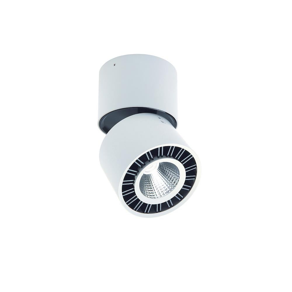 Columbretes Spotlight 8.5cm Round 12W LED 4000K 1090lm Matt White Mantra