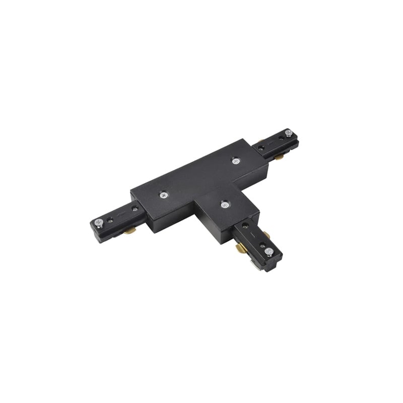 Culina Tor Single Circuit T Live End Connector Black Forum Lighting