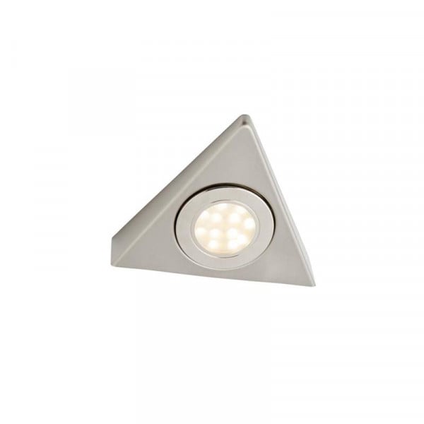 Forum Culina Faro LED CCT Triangle Under Cabinet Light Satin Nickel