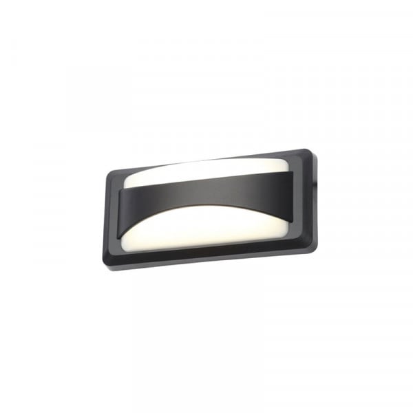 Forum Poole Up/Down LED Wall Light Black