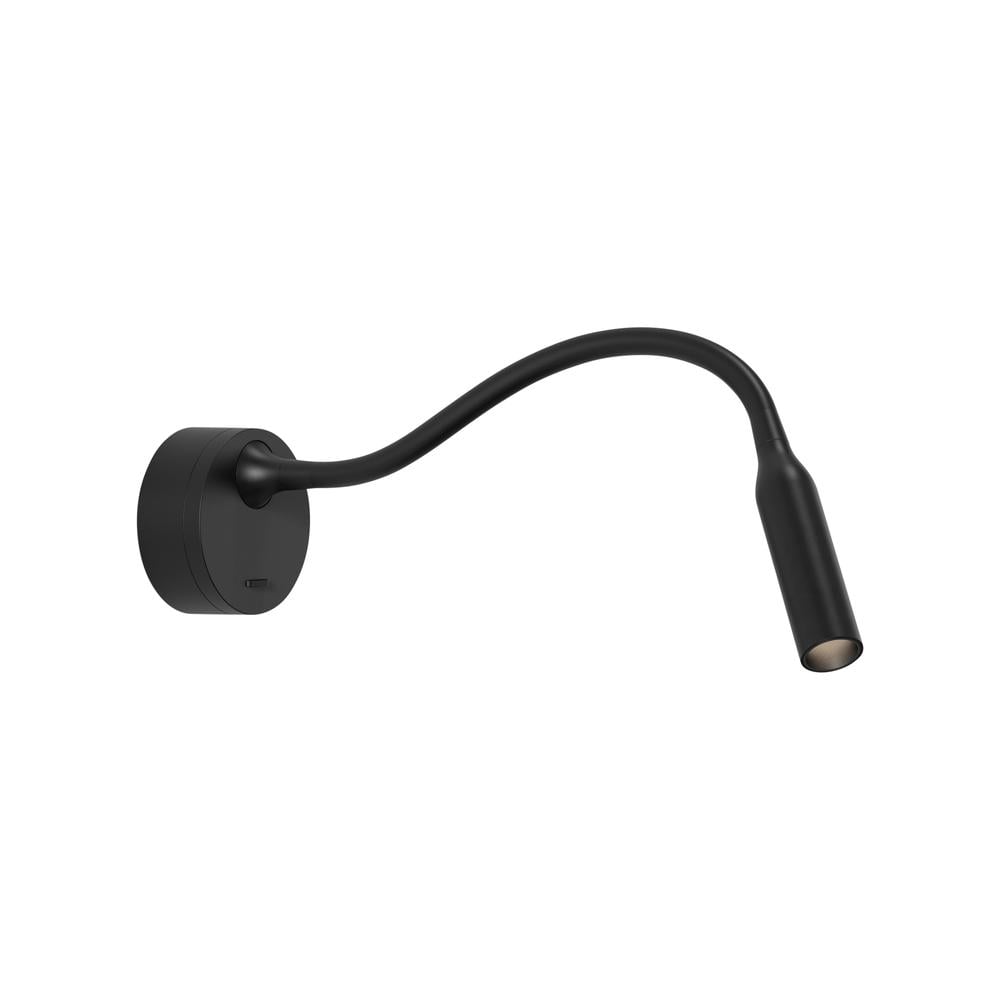 Lucca Surface Matt Black Reading Light Astro