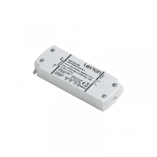 Leyton 12V 10W Dimmable LED Driver With TOP6 Junction Box