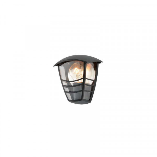 Forum Lighting ZN-25464-BLK Perdita Aluminium Half Black Wall Lantern