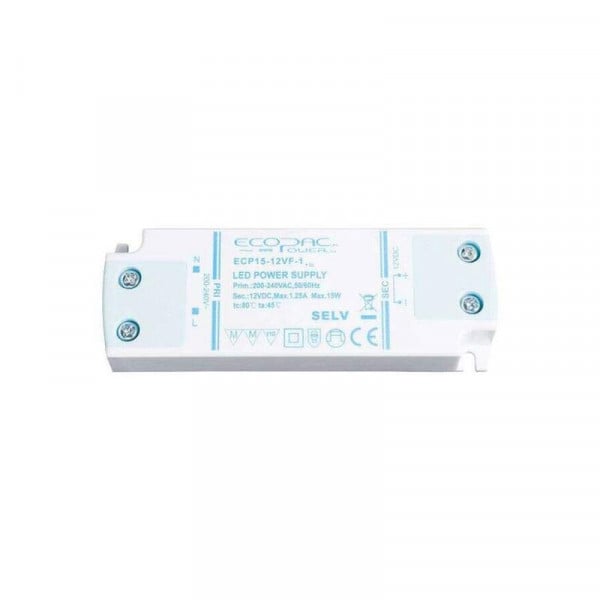 Ecopac Non-Dimmable Constant Voltage 15W LED Drivers