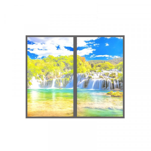 Landscape Surface Wall LED Panel With Waterfall (Set of 2) Ener-J