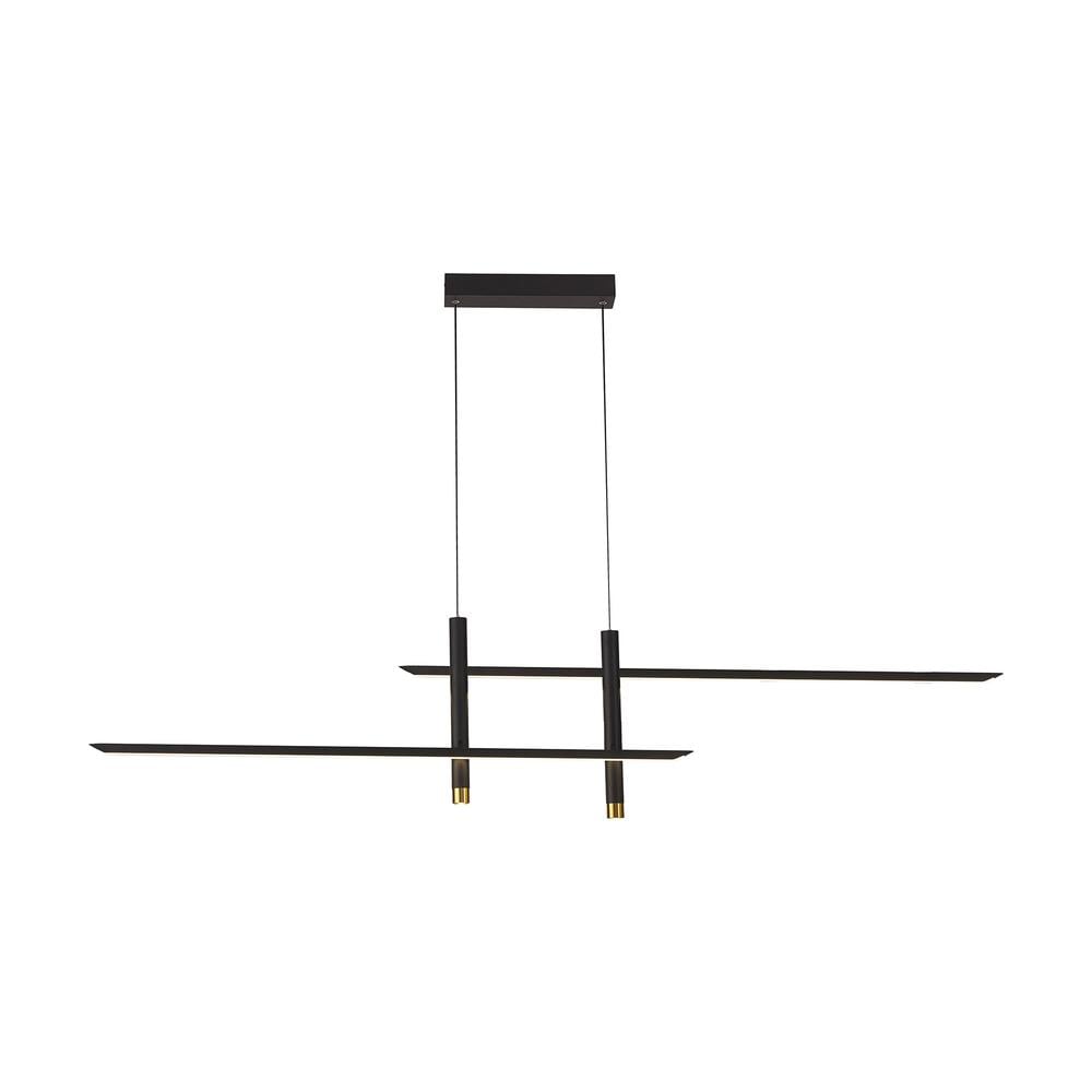 Esparta Linear Pendant 50W LED 3000K 2100lm Black/Gold Mantra
