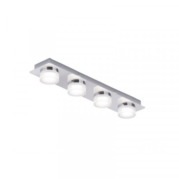 Bathroom Rated Flush Bar 4 LED Ceiling Light Forum Amalfi