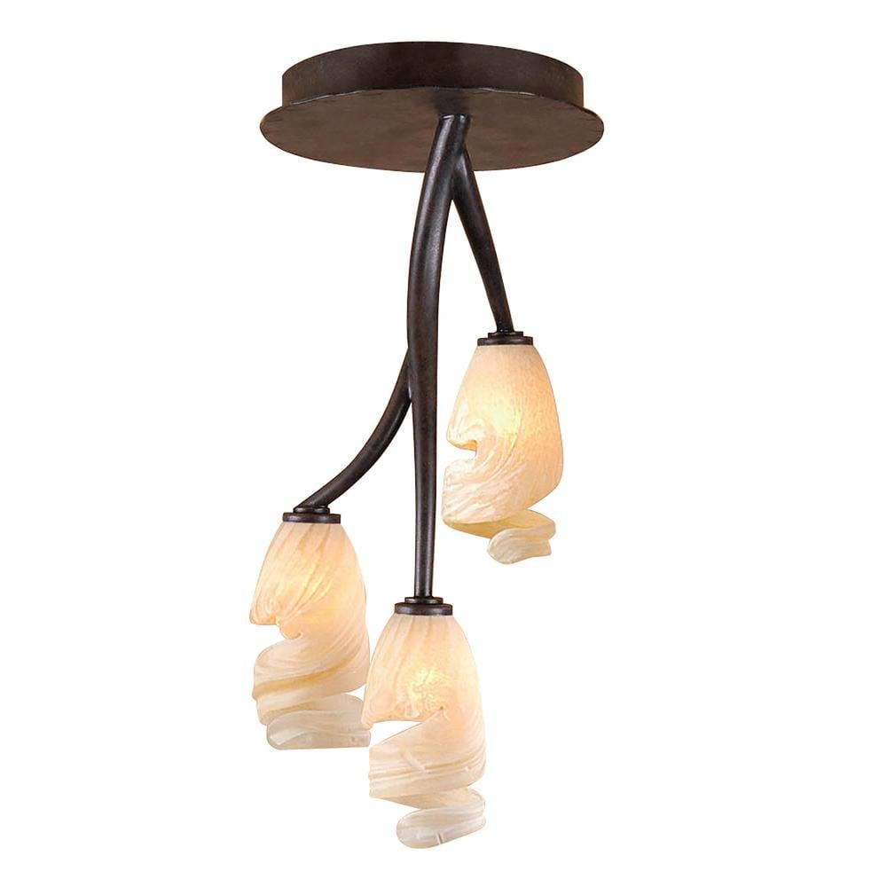 Forest Ceiling 3 Light G9 Brown/Black Oxide Mantra