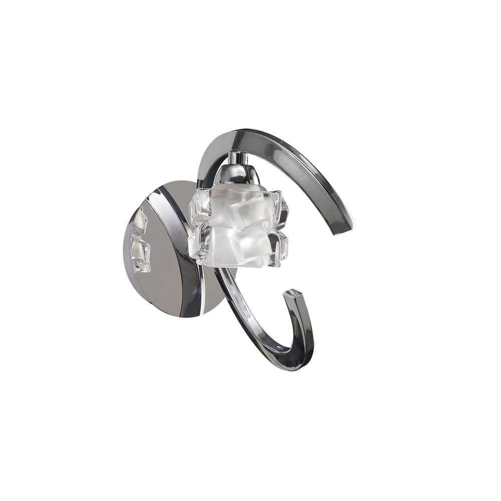 Ice Wall Light 1 Light G9 Polished Chrome Mantra