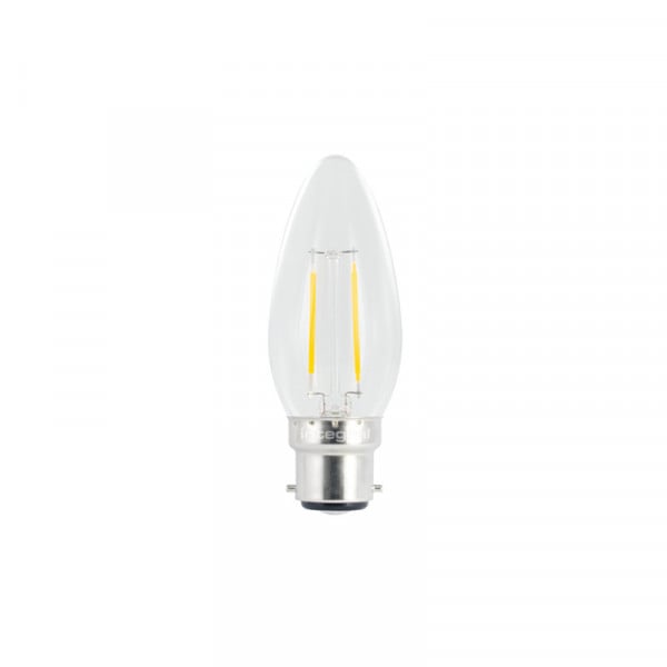 Integral B22 Non-Dimmable Omni Filament Candle LED Bulbs