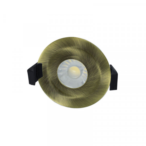 Integral LED Downlight Antique Brass Dimmable 4000K