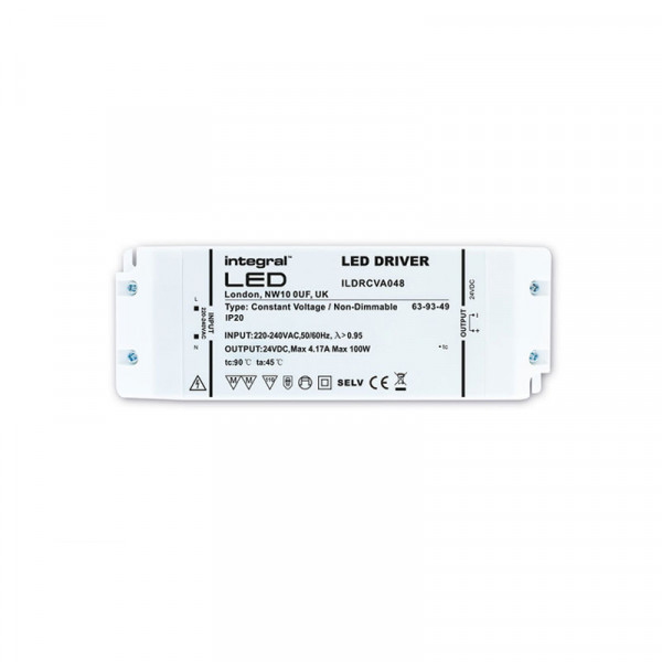 Integral Ultra-Slim Non-Dimmable 24V DC LED Strip Drivers