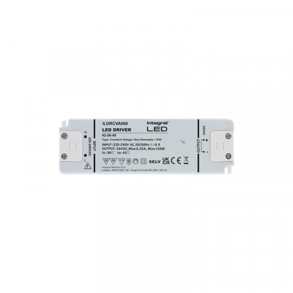 Integral Super-Slim Non-Dimmable 24V DC IP20 LED Strip Drivers