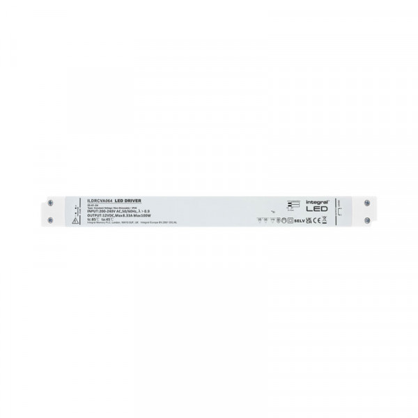 Integral Long & Slim Non-Dimmable 12V DC IP20 LED Strip Drivers