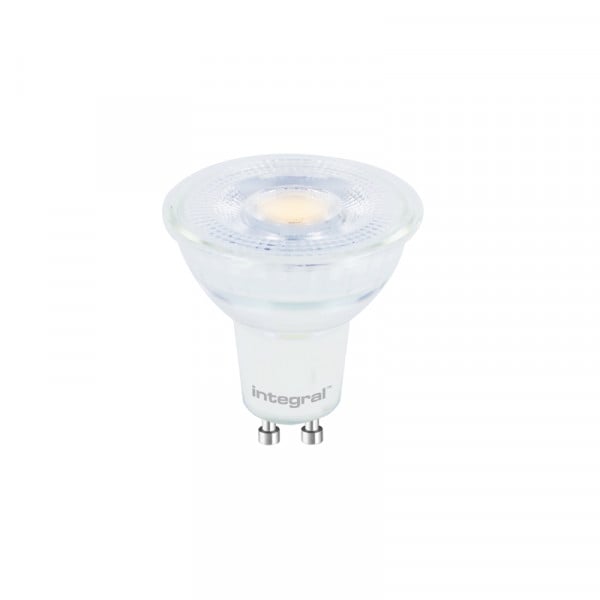 Integral Glass Dimmable GU10 LED 5.6W = 50W