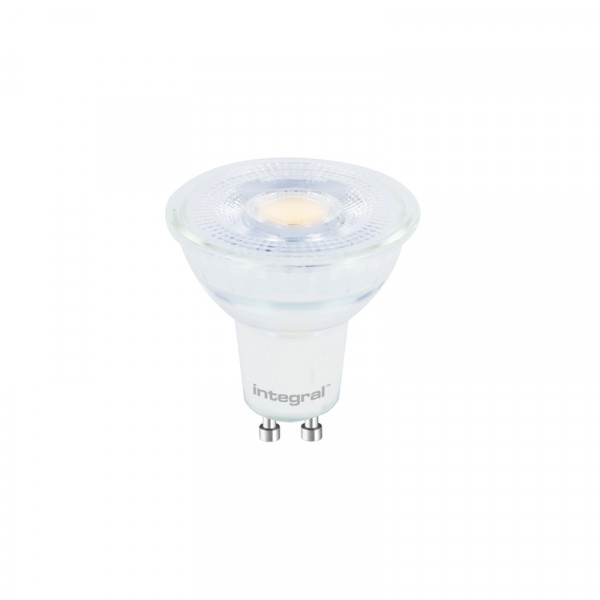 Integral Glass Non-Dimmable GU10 LED 4.7W = 53W