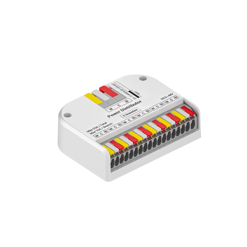 LED Strip Fit Distribution Connector for CCT LED Tape 1 In 6 Out