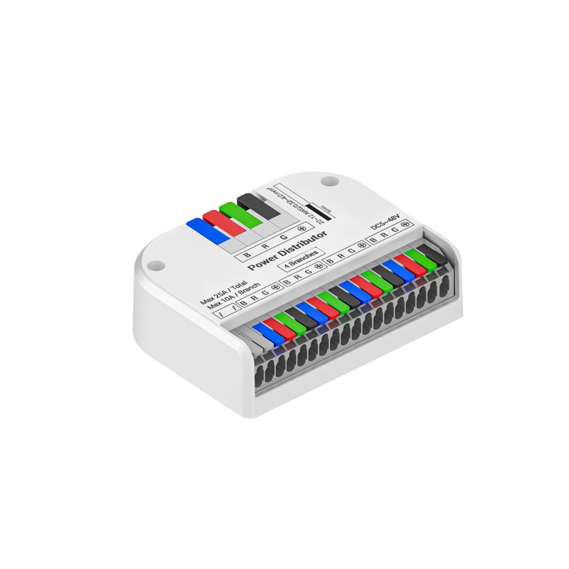 LED Strip Fit Distribution Connector for RGB LED Tape 1 In 4 Out