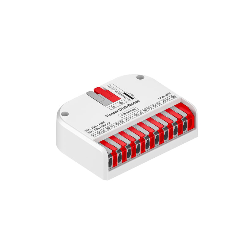 LED Strip Fit Distribution Connector for Single Colour LED Tape 1 In 9 Out
