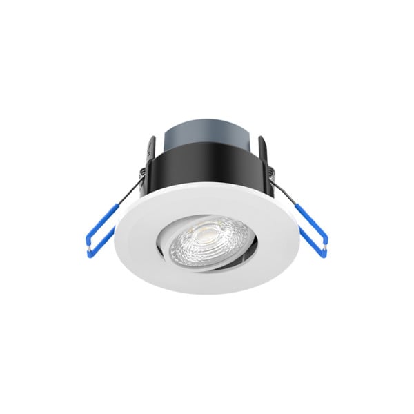 Multi Ressources Downlight Tilt Fire Rated CCT Multi Wattage Dimmable LED Downlights Kosnic Mauna