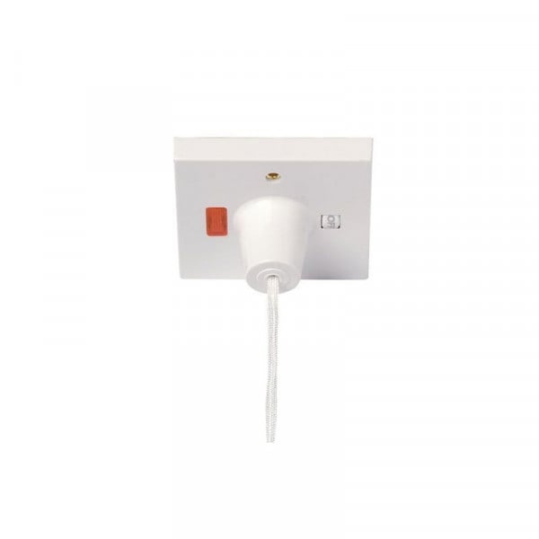 Pull Cord Switch 45A Double Pole Click Scolmore