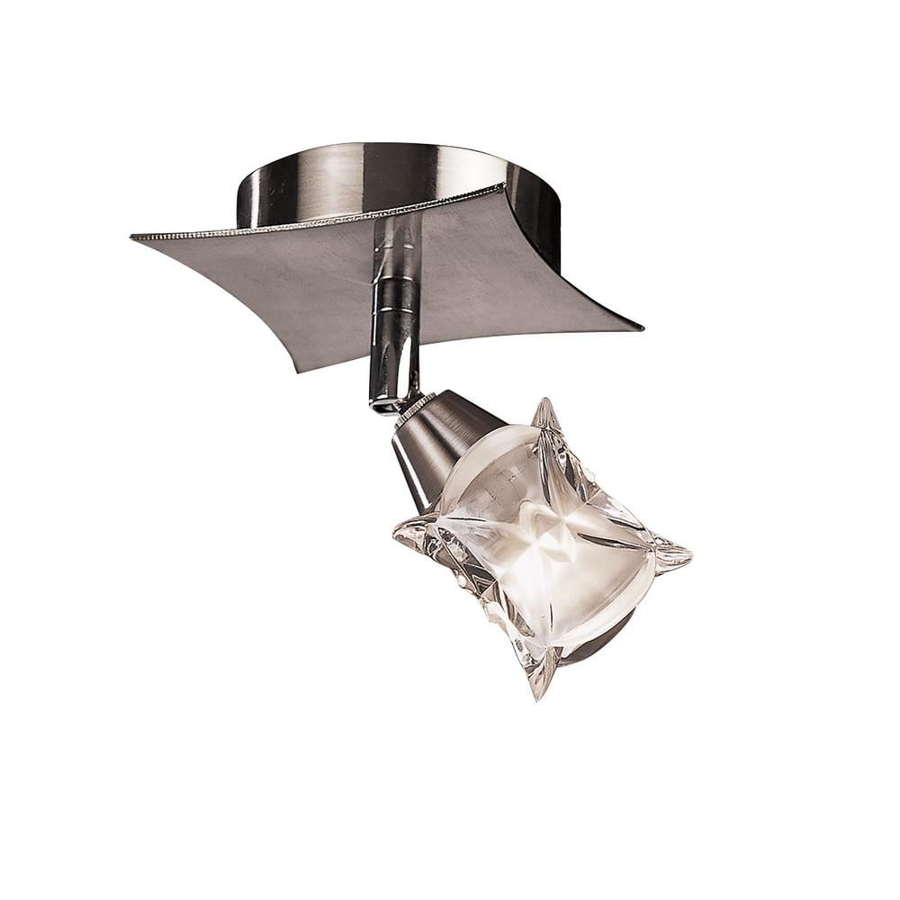 Rosa Del Desierto Spot 1 Switched Light G9 With Adjustable Head Satin Nickel Mantra