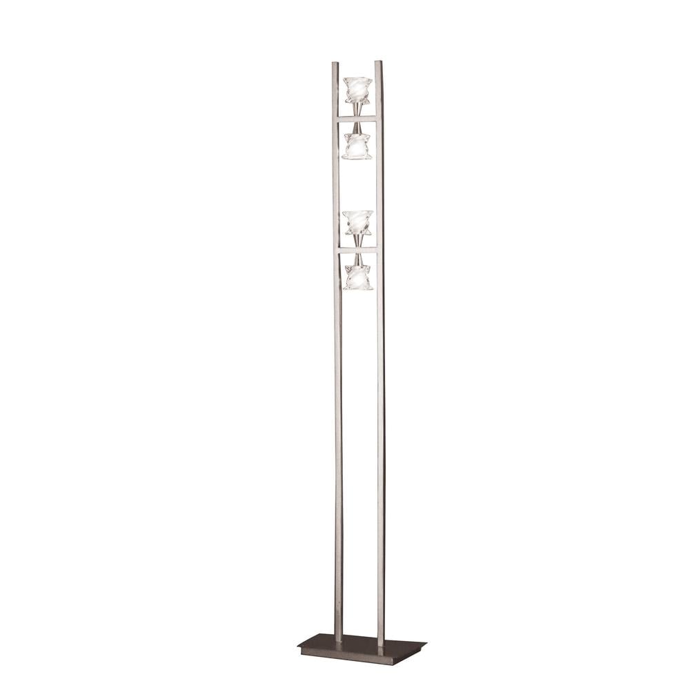 Salomon Floor Lamp 4 Light G9 Satin Nickel Mantra