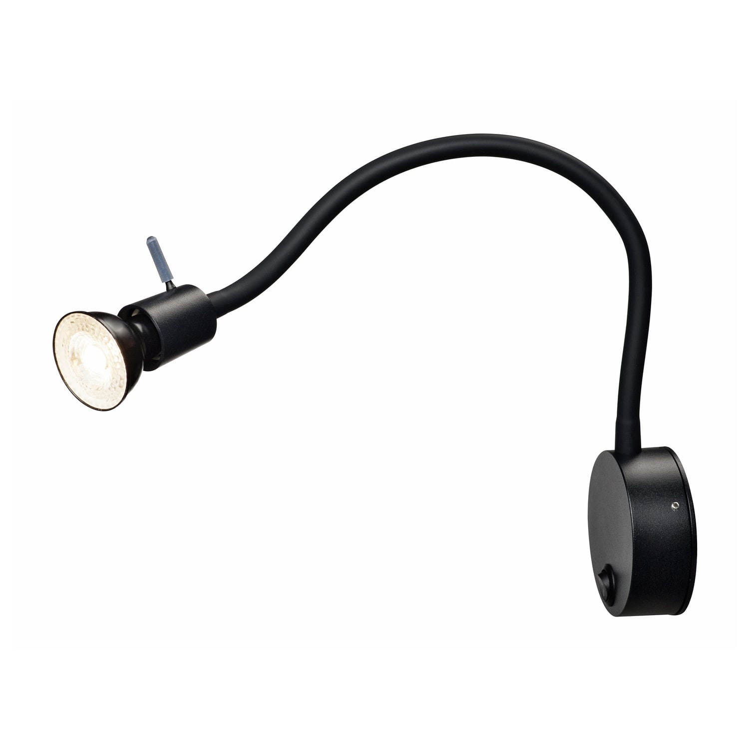 Dio Flex Plate GU10Wl Indoor Surface-Mounted Wall Light Black SLV Lighting