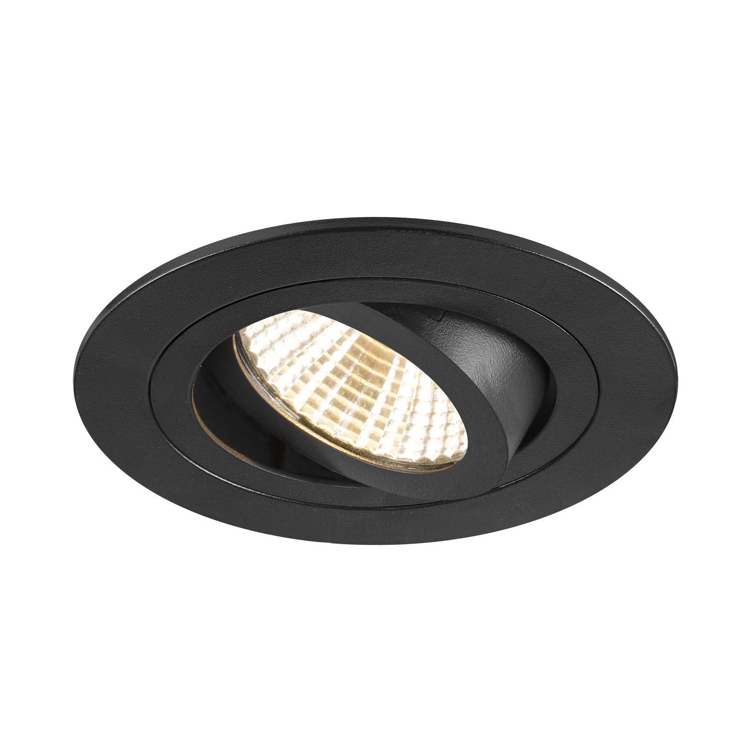 New Tria 75 Recessed Ceiling Light 3000K 38 degrees IP20 Round Black SLV Lighting