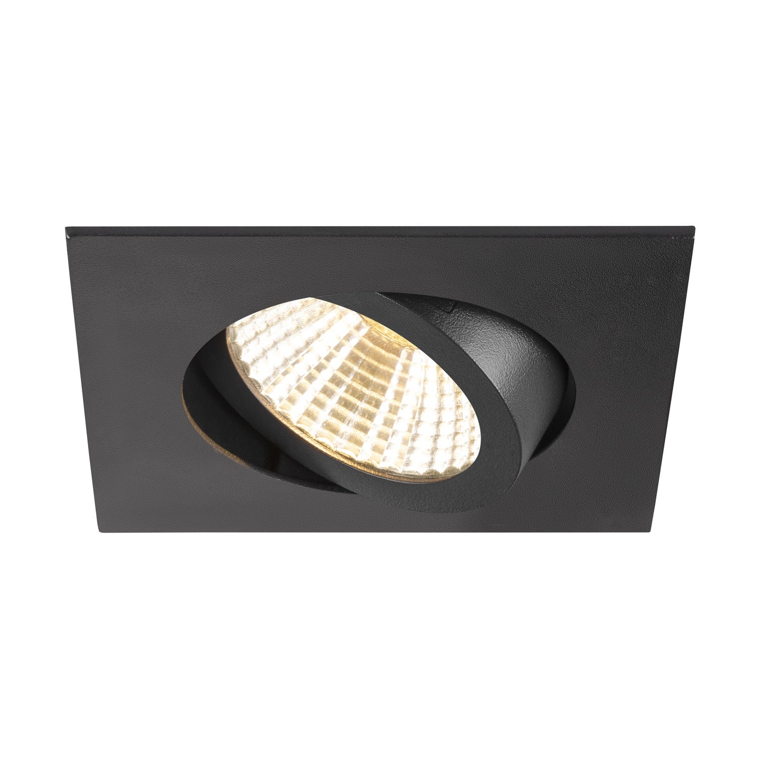 New Tria 68 Recessed Ceiling Light 1800-3000K 38 degrees IP20 Square Black SLV Lighting