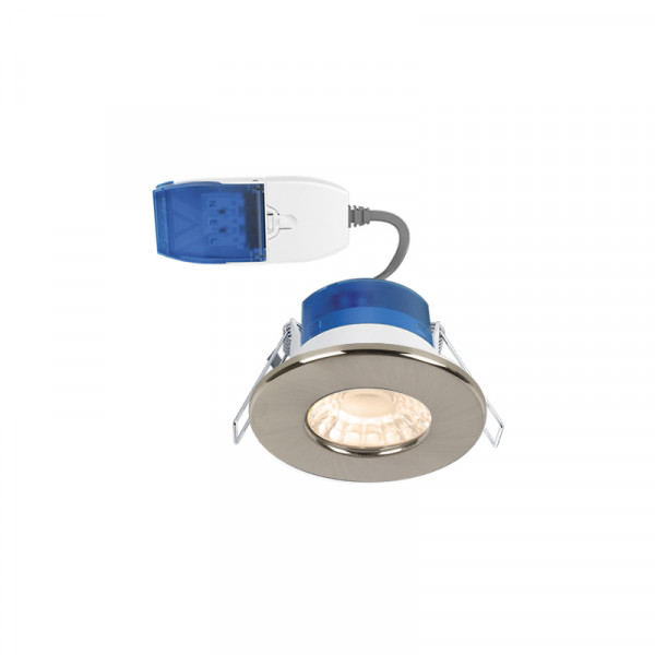 Aurora R6 Fixed High CRI Fire Rated LED Downlight Satin Nickel 4000K