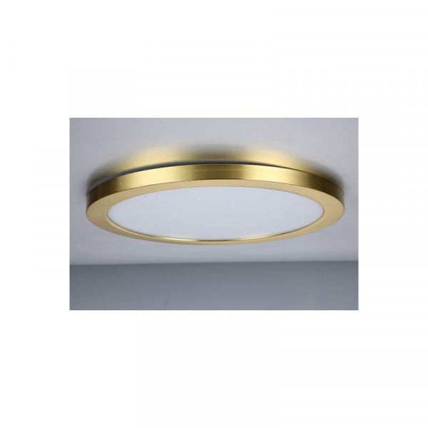 Forum Spa Satin Brass Tauri Magnetic Ring For 24W Wall/Ceiling Panel Light