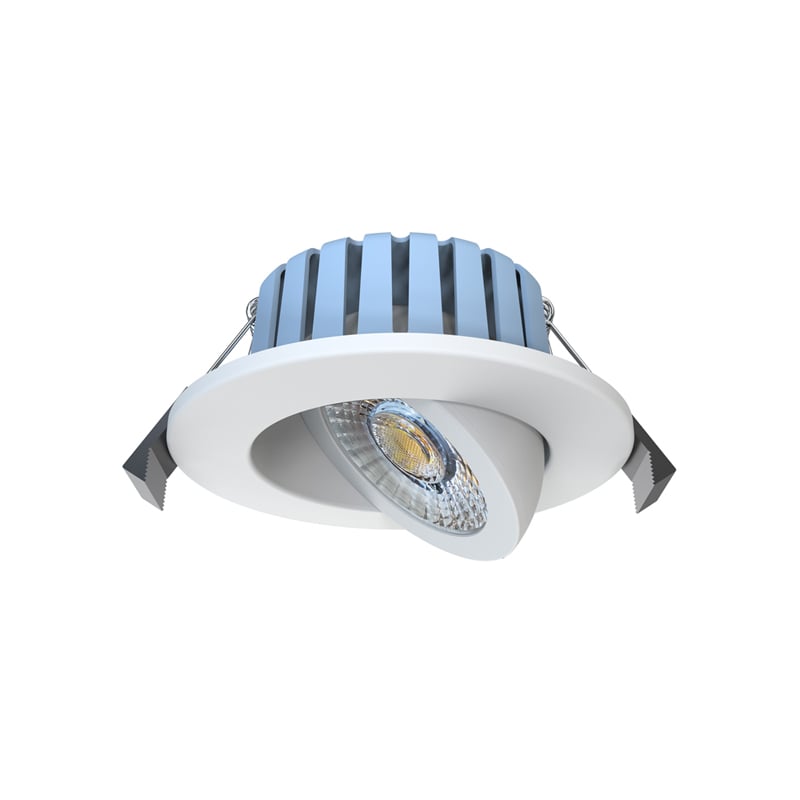 Forum Eden IP65 Adjustable Fire Rated LED Downlight White