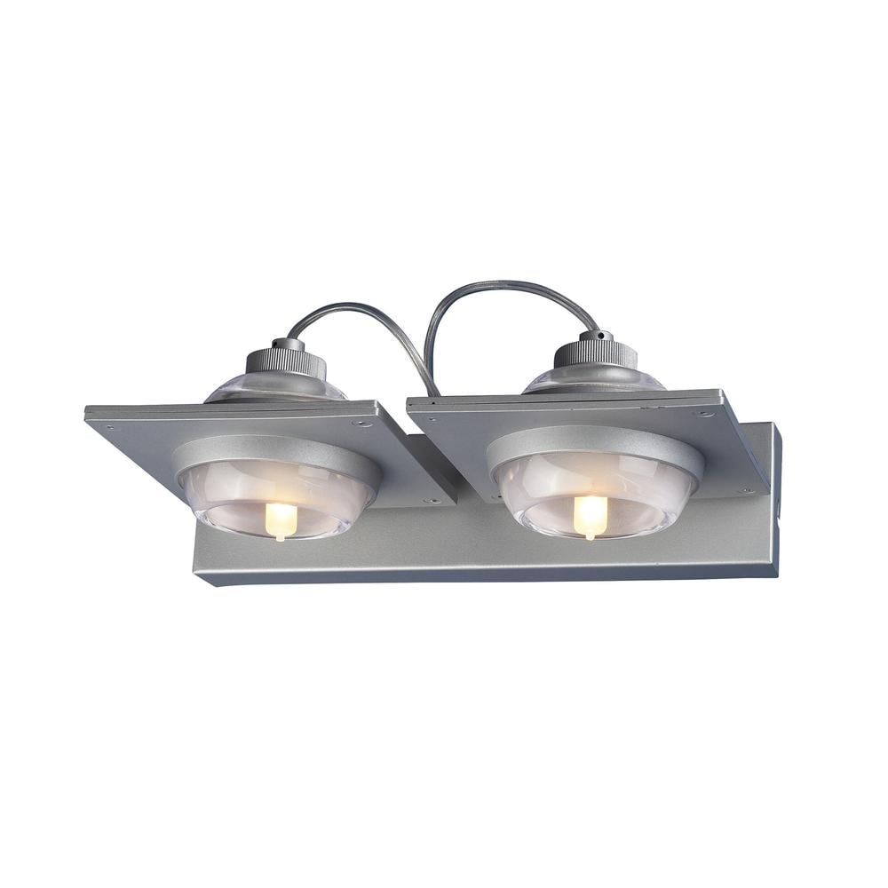 (0040 006) Ull Wall Light 2 Light G9 Silver Grey Mantra
