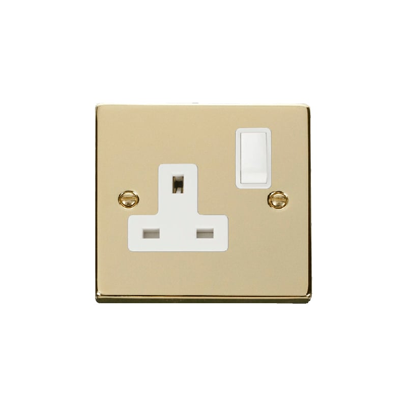 Click Deco 1 Gang 13A DP Switched Socket Outlet