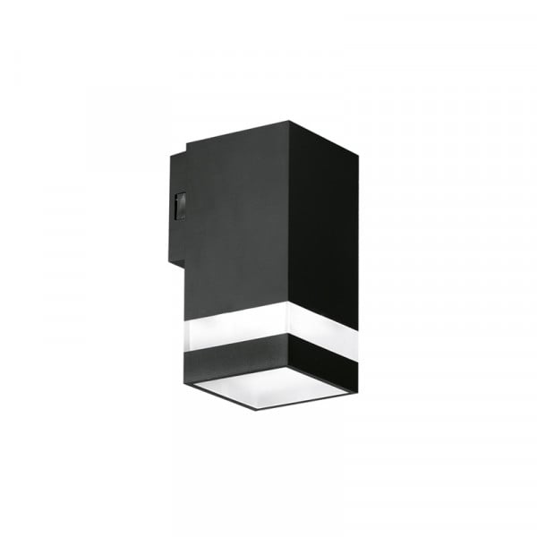 Aurora Enlite Square Halo Trim Up or Down CCT LED Wall Light 5W
