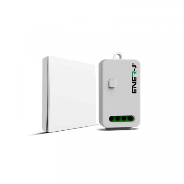 1G Wireless Kinetic Switch + Non Dimmable & Wi-Fi 5A RF Receiver Bundle Kit Ener-J Eco Range